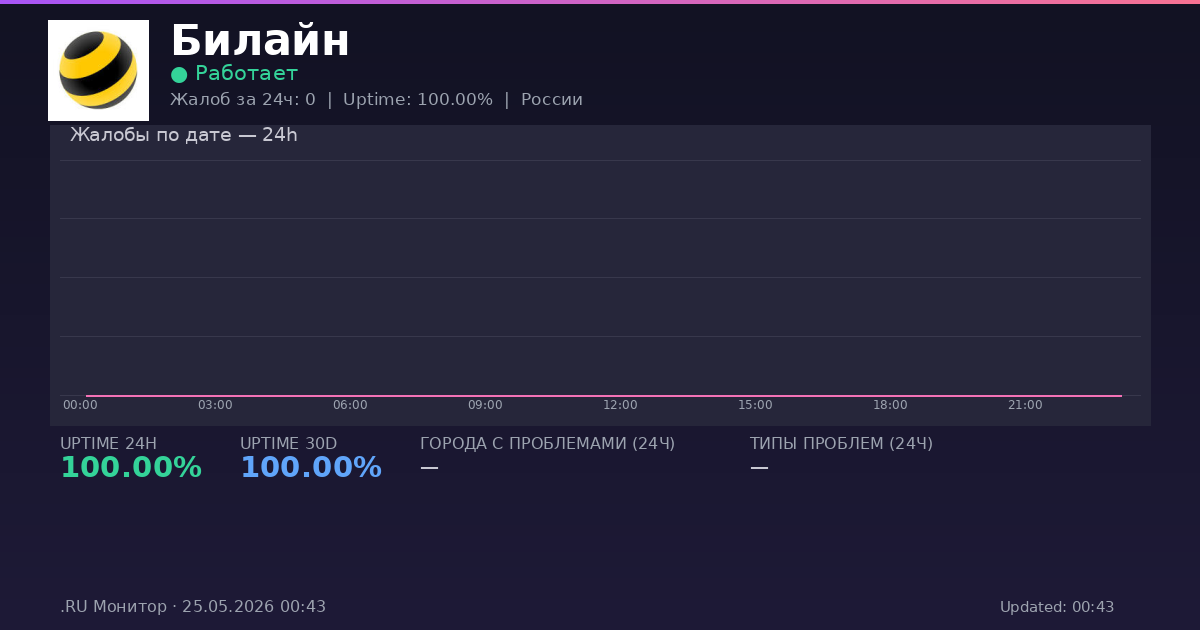 Билайн status